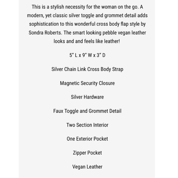 Sondra Roberts Squared crossbody bag black - Picture 7 of 7